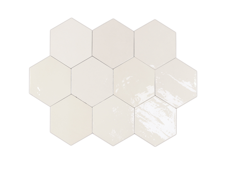 Wow Zelige Hexa White 10,8x12,4