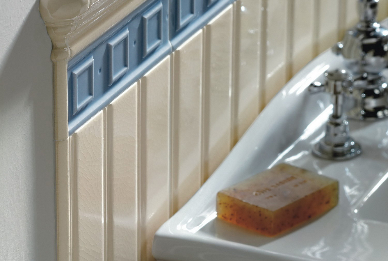Керамическая плитка CERAMICHE GRAZIA BOISERIE BEIGE CRAQUELE / GENZIANA