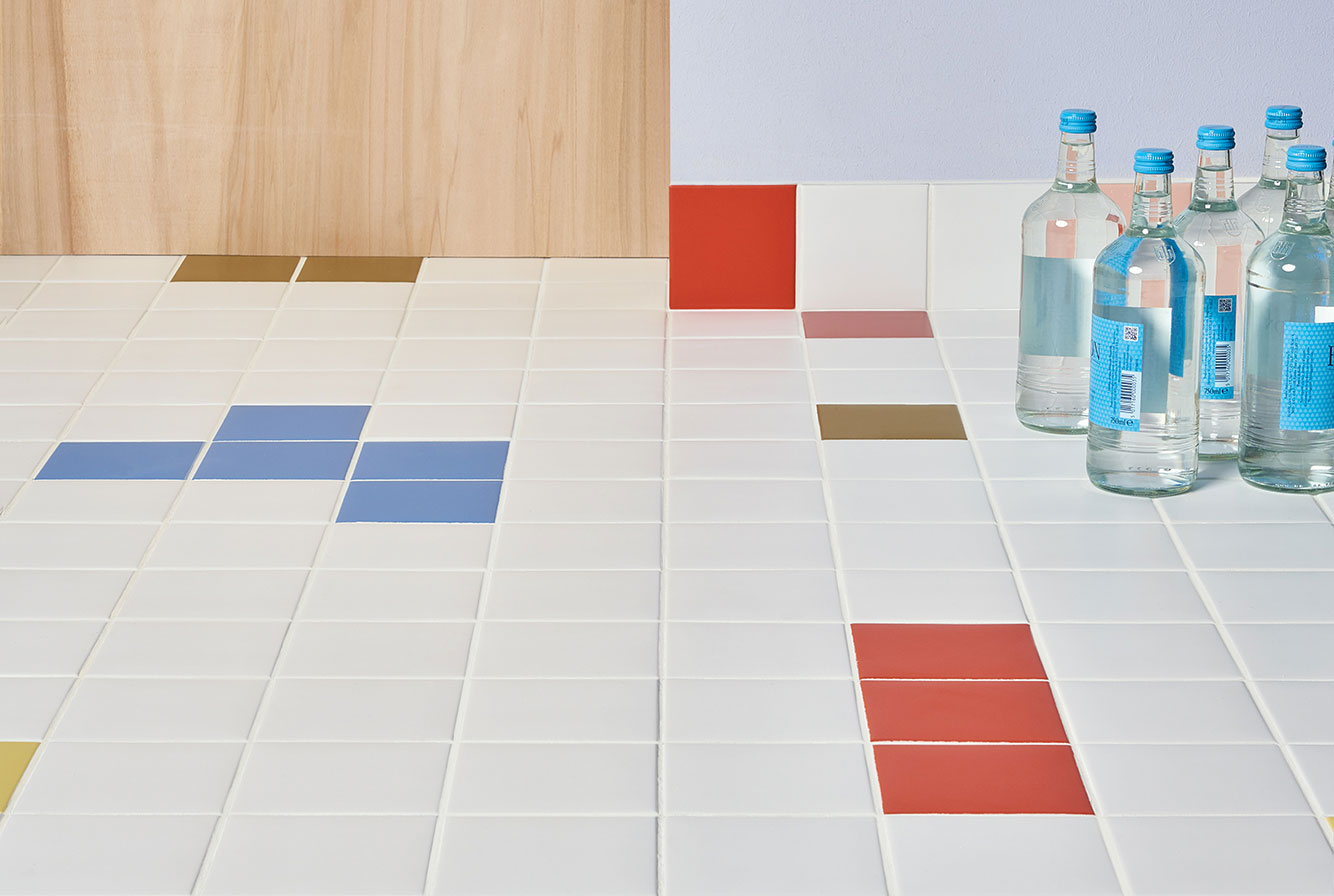 PIXEL41 / LOBSTER / STRAWBERRY / KHAKI / WHITE / TAUREG / LEMON